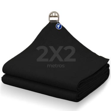 Imagem de Lona Tela 90% Sombra Garagem Jardim Camping 2x2 Pergolado Toldo Sombri