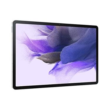 Imagem de SAMSUNG Tablet Galaxy Tab S7 FE 12,4 polegadas 256GB WiFi Android, tela grande, S Pen incluída, conectividade de vários dispositivos, bateria de longa duração, versão dos EUA, 2021, prata mística
