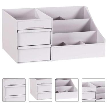 Imagem de Organizador de Mesa Multiuso com Gaveta Lorben Porta Treco para Escrit