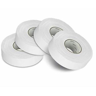 Imagem de Fita de tecido branca CellyTape 4 – Pacote, Fita adesiva forte de hóquei no gelo, fácil de rasgar feita nos EUA
