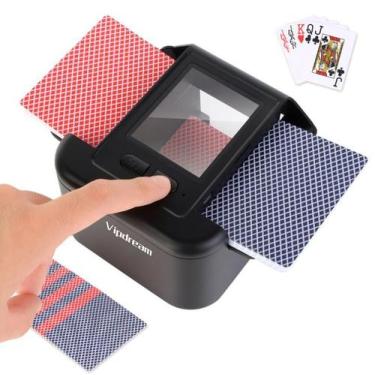 Imagem de Baralhador automático de cartas Vipdream USB-C recarregável de 1-2 bar
