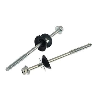 Imagem de Bemfixa 2378 Parafuso para Telha com Arruela Metal e Vedação, 5/16 x 130 mm, 10 unidades