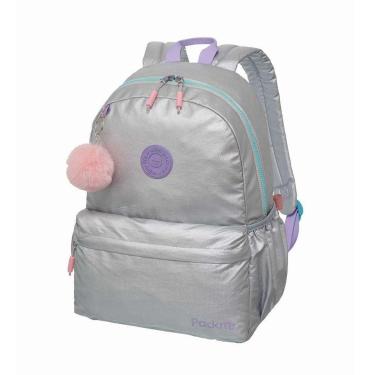 Imagem de Mochila Escolar Infantil Notebook com Pompom Packme Enjoy-Feminino
