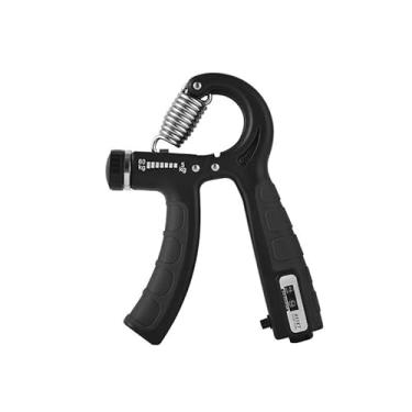 Imagem de Aderência de mão Hand grip 5-60KG Exercite a força do antebraço e dos dedos(Preto,1pcs)