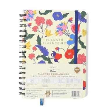 Imagem de PLANNER PERMANENTE WIRE-O DOCE FLORADA FINANCEIRO A5 OFF WHITE