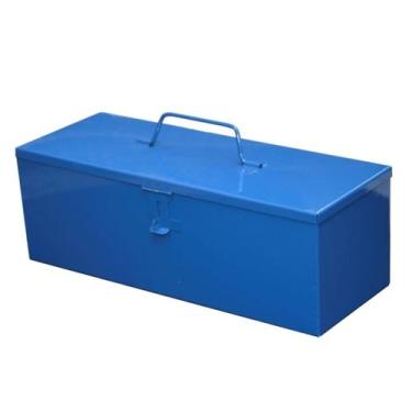 Imagem de Caixa Ferramenta Baú Com Alça e Suporte Pra Parafusos 50cm - Ouro Mina