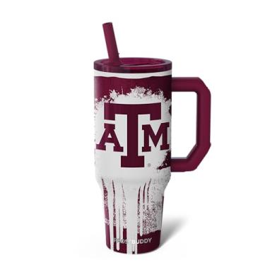 Imagem de Thicc Buddy - Copo de aço inoxidável isolado a vácuo de 1,134 g com tampa e canudo para água - Caneca de viagem compatível com porta-copos - presentes para mulheres e homens ele ela