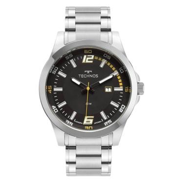 Imagem de Relógio Technos Masculino Racer Basico Prata - 2115NBB/1E