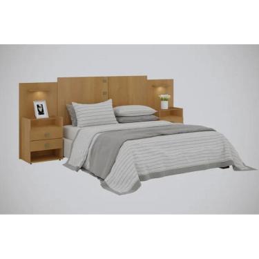 Imagem de Cabeceira Casal/Queen Rubi 100%MDF Cinamomo - D Doro