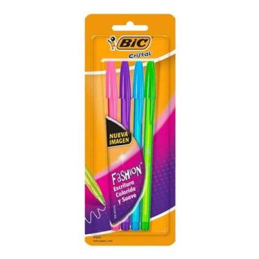 Imagem de Kit caneta bic colorido