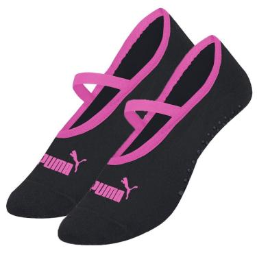 Imagem de Meia Puma Sapatilha Pilates Antiderrapante Feminina