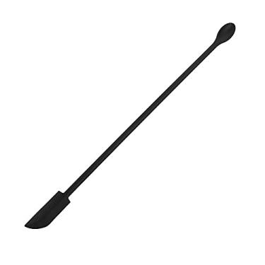 Imagem de Raspadores 1/3 peças mini acessórios de cozinha, pote de manteiga, colher, ferramentas de bolo de creme (preto grande)