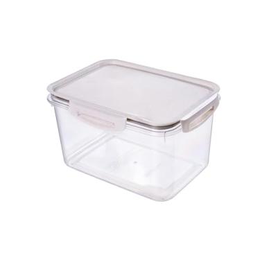 Imagem de Pote Trava Mais Retangular Cristal 4L Plasútil