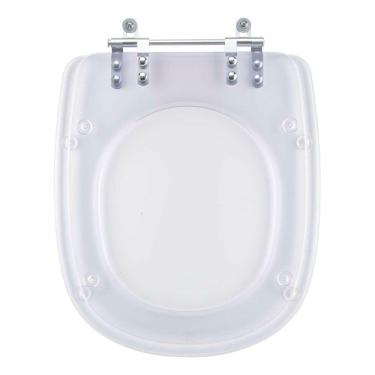 Imagem de Assento Sanitário Poliéster Paris Transparente Para Ideal Standard