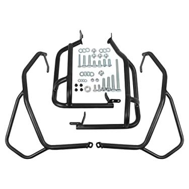 Imagem de WORLDMOTOP Protetor de motor Highway Crash Bar para Honda NT1100 DCT NT 1100 2022 2023 2024 protetor de para-choque (superior e inferior)