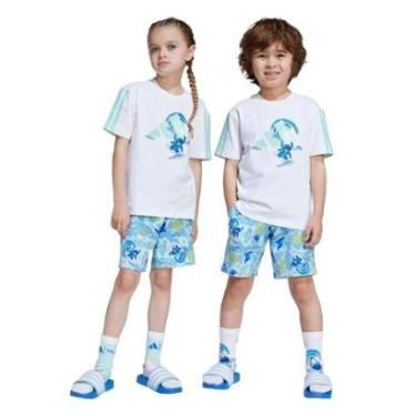 Imagem de Conjunto Infantil Adidas Camiseta Disney Lilo and Stitch-Unissex