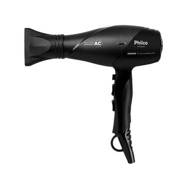 Imagem de Secador de Cabelos Philco PSC3050 com Íon Tourmaline Motor AC Profissional Preto – 2000W