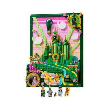Imagem de LEGO® Wicked - Arte de parede da Cidade Esmeralda