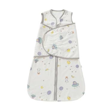 Imagem de Saco de Dormir Enrolável,Algodão Puro Macio para Berçário,Saco Cama Enrolável para Recém-Nascido - Para Meninas Meninos Berço Casa Viagem Hospital Inverno Frio