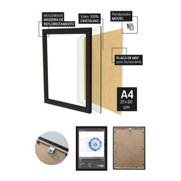 Imagem de Quadro Decorativo Matuê 333 (Dark) Com Vidro Tamanho:21cm x 30cm (A4) 