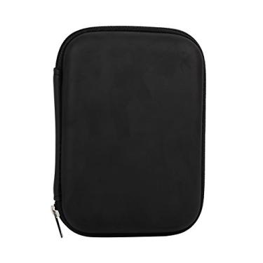 Imagem de YOUTHINK Bolsa de Armazenamento Digital, Organizador EVA à Prova d'água para Cabo USB, Capa de Fone de Ouvido, Design Leve para Escritório e Viagens (Preto)