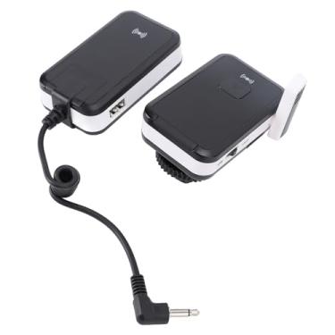 Imagem de Cryfokt Kit de Gatilho de Flash 2.4G Sem Fio Com Desempenho Estável para Câmera DSLR, Transmissor e Receptor de 16 Canais para Flash de Estúdio, Material Preto ABS