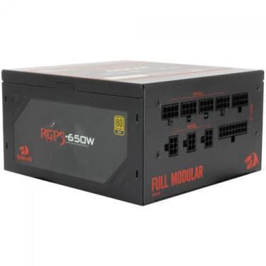 Imagem de Fonte Redragon Rgps Gc-ps008 Atx 650w 80 Plus Gold Pfc Ativo, 110V/220