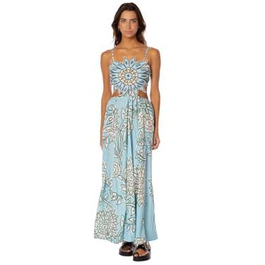 Imagem de Maaji Vestido longo feminino, Azul/pastel, P