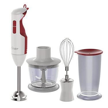 Imagem de Mixer Oster Delight Função Turbo, 110V, Vermelho e Branco, 250W, FPSTHB2615U