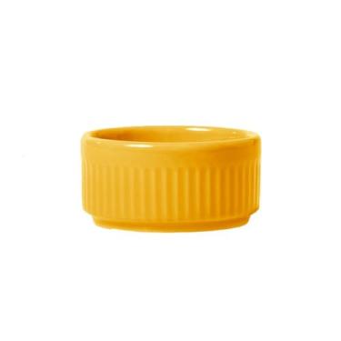 Imagem de Germer, Ramekin redondo em porcelana, modelo assar ou servir, refratária, Ø 7 cm, 85 ml, Amarelo