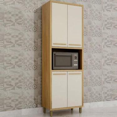 Imagem de Cozinha Completa Paneleiro Torino Valdemóveis Cinamono Off White