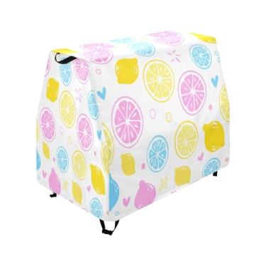 Imagem de Qilmy Cute Lemon Kids Water Table Cover, Duty Waterproof Patio Table Covers for Outdoor Toddler Splash Tables, UV Resistant & Dustproof Play Table Protector, Cover Only