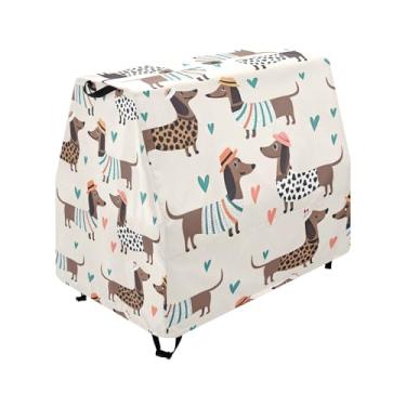 Imagem de Qilmy Dachshund Dog Kids Water Table Cover, Duty Waterproof Patio Table Covers for Outdoor Toddler Splash Tables, UV Resistant & Dustproof Play Table Protector, Cover Only