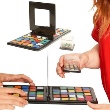 Imagem de Jogo de Tabuleiro Cubo Mágico Raciocínio Lógico Educativo com Blocos Deslizantes Coloridos para Diversão de Crianças e Adultos Pensamento Rapido Race Multicolorido