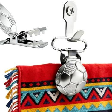 Imagem de Clipes de tapeçaria, cabides de tapeçaria, grampos de parede de metal resistente com dentes de plástico antiderrapantes para tapeçaria, colcha, tapete, bandeira, exibição de xale, cabide de parede de