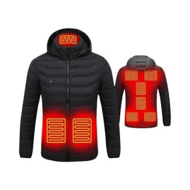 Imagem de Jaqueta Aquecida Para Homens E Mulheres Inverno USB Auto-Aquecimento C