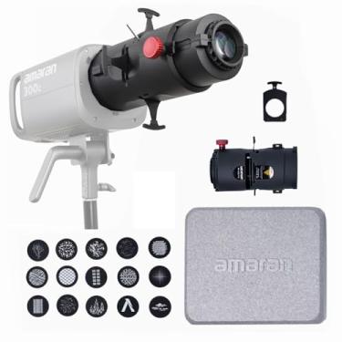 Imagem de Kit de gobos de lente Amaran Spotlight SE 36 °, modificador de lente de projeção Aputure Compatível com Amaran 300C Amaran 150C Amaran 200X S Amaran 60X S Aputure 300X e etc