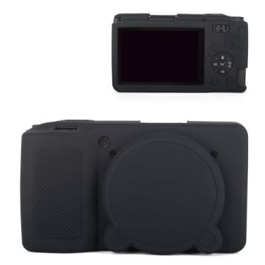 Imagem de MUZIRI KINOKOO Capa compatível com câmera compacta Ricoh GR IV - Capa protetora de borracha macia para GR IV/GR4 com capa de lente removível - leve, antiderrapante e resistente a arranhões - preta
