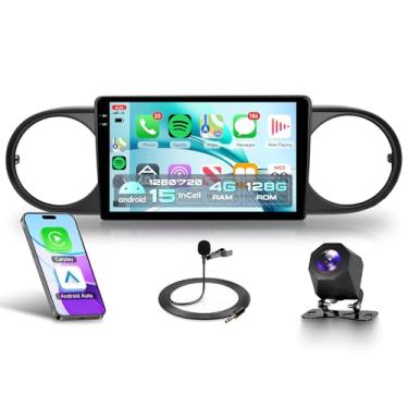 Imagem de Rádio veicular 4 núcleos 4G + 128G Android 15 para Toyota Scion xB 2007-2019, Rimoody Car Stereo Wireless Carplay Andorid auto 22.6 cm tela INCELL GPS WiFi Bluetooth 5.0 FM/RDS EQ SWC Câmera reserva