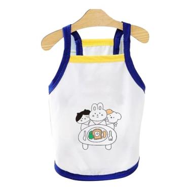 Imagem de CUOFYUNL Camisa para cachorro com estampa de coelho, vestido confortável e elegante para cachorros, roupas para animais de estimação para primavera e verão (XL)