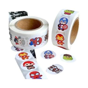 Imagem de Adesivos De Anime Do Homem-Aranha 500 Folhas Brinquedo Fofo Kawaii Par