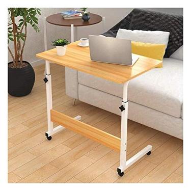 Imagem de Mesa de cabeceira sobrecama, mesa de cabeceira, base em forma de C, mesa de laptop, suporte dobrável para escritório, mesa móvel e mesa para laptop, aproveite na cama confortável, mesa lateral com