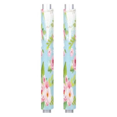 Imagem de Capas para maçanetas de porta de geladeira, conjunto de 2, capa de maçaneta de micro-ondas para lava-louças e forno, mantenha o aparelho de cozinha limpo de impressões digitais, decoração