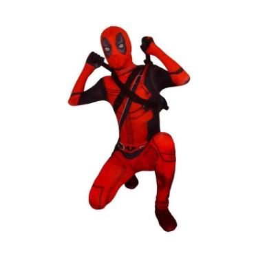 Imagem de Fantasia De Super-Herói Deadpool Para Meninos Com Espada, Personagem D
