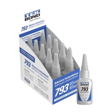 Imagem de Cola Instantanea 793 Tekbond Bico Antientupimento 20g 10 Und