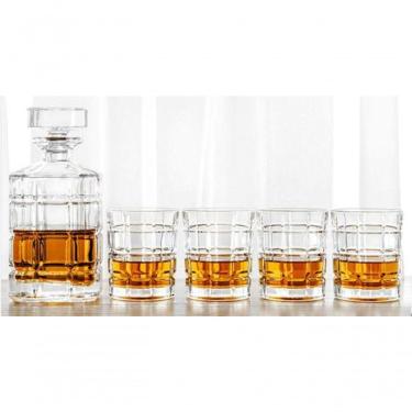 Imagem de Decanter Para Whisky E Copos 800ml (cada) Carreaux Kenya