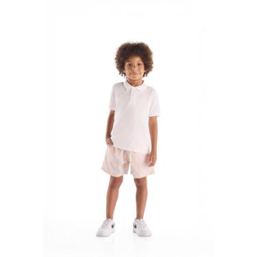 Imagem de Bermuda Infantil Microfibra Tropical Quimby-Masculino