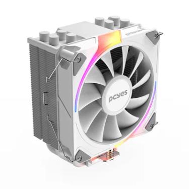 Imagem de Air Cooler Gamer PCyes RGB Frost Multi White Ghost Cpu Intel / Amd - Tdp 180w - PefpaRGBwg