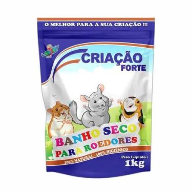 Imagem de Banho a seco para roedores criação forte 1kg - CRIÇÃO FORTE