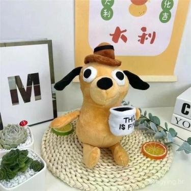 Imagem de Isto É Fino Meme Animal Café Grama Brinquedo de Pelúcia Macio Boneca P